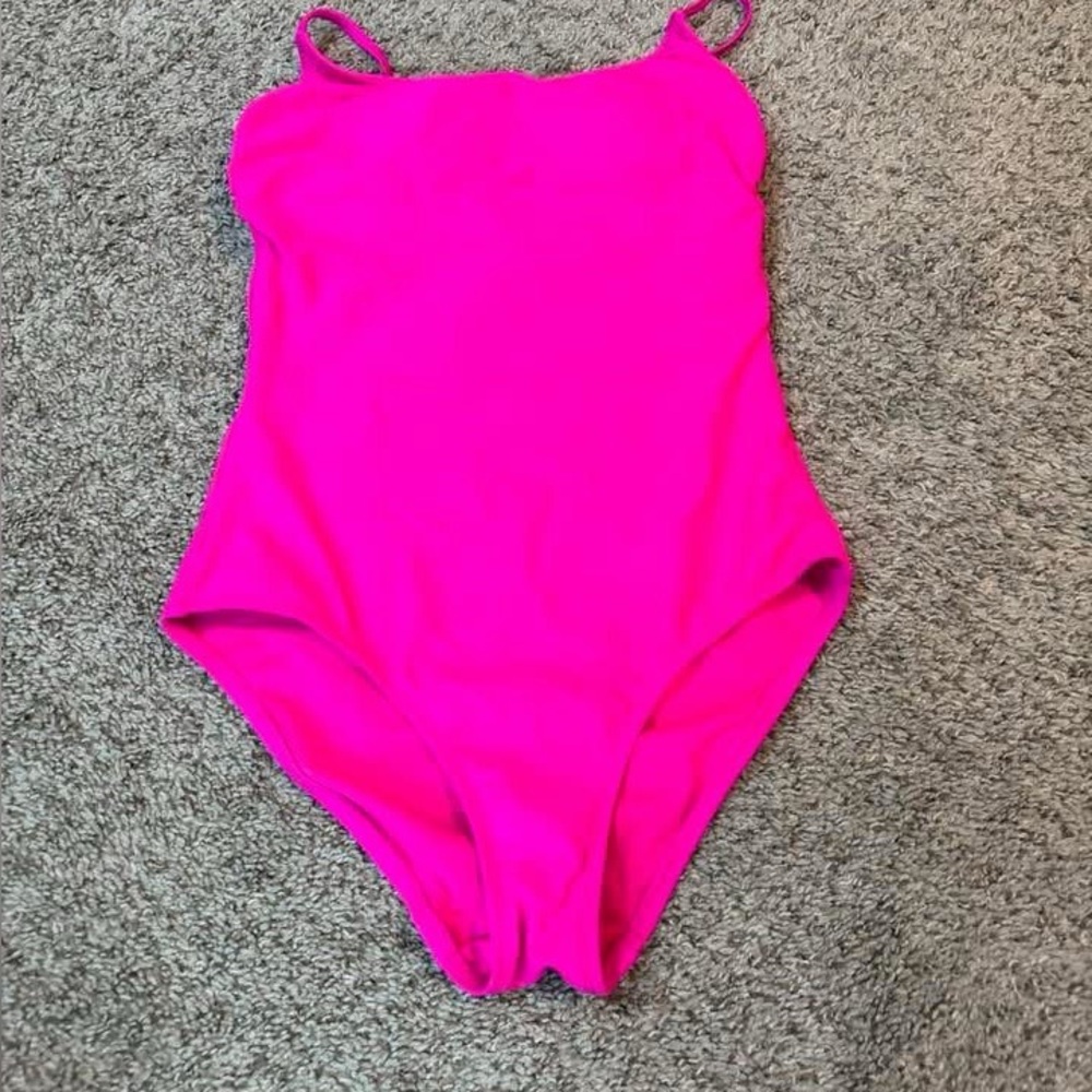Hot Pink One-Piece Swimsuit
